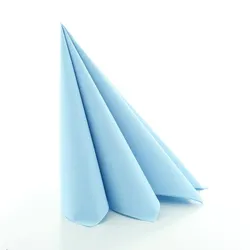 Sovie HORECA Serviette Hellblau aus Linclass® Airlaid 40 x 40 cm, 5x50 Stück