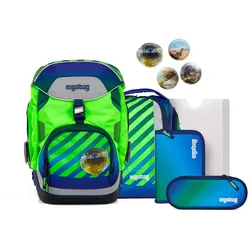 ergobag Pack Schulrucksack-Set TruckBär, 6-teilig