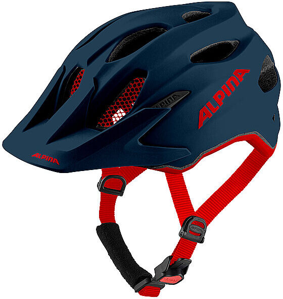 ALPINA Kinder Fahrradhelm Carapax Junior dunkelblau B
