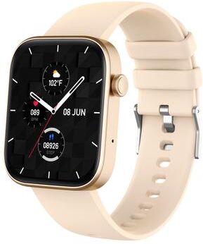 Shopalltechgadgets Voice Calling Smartwatch With Health Monitoring Waterproof Fitness Smart Watch gold