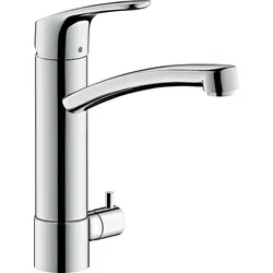 hansgrohe Focus M41 Einhebel-Küchenmischer 200 mit Geräteabsperrventil, mit 1 Strahlart, chrom, 31803000
