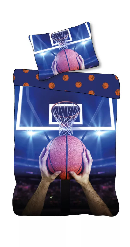 Sweet Home Basketbal Dekbedovertrek Eenpersoons - 140 x 200 cm