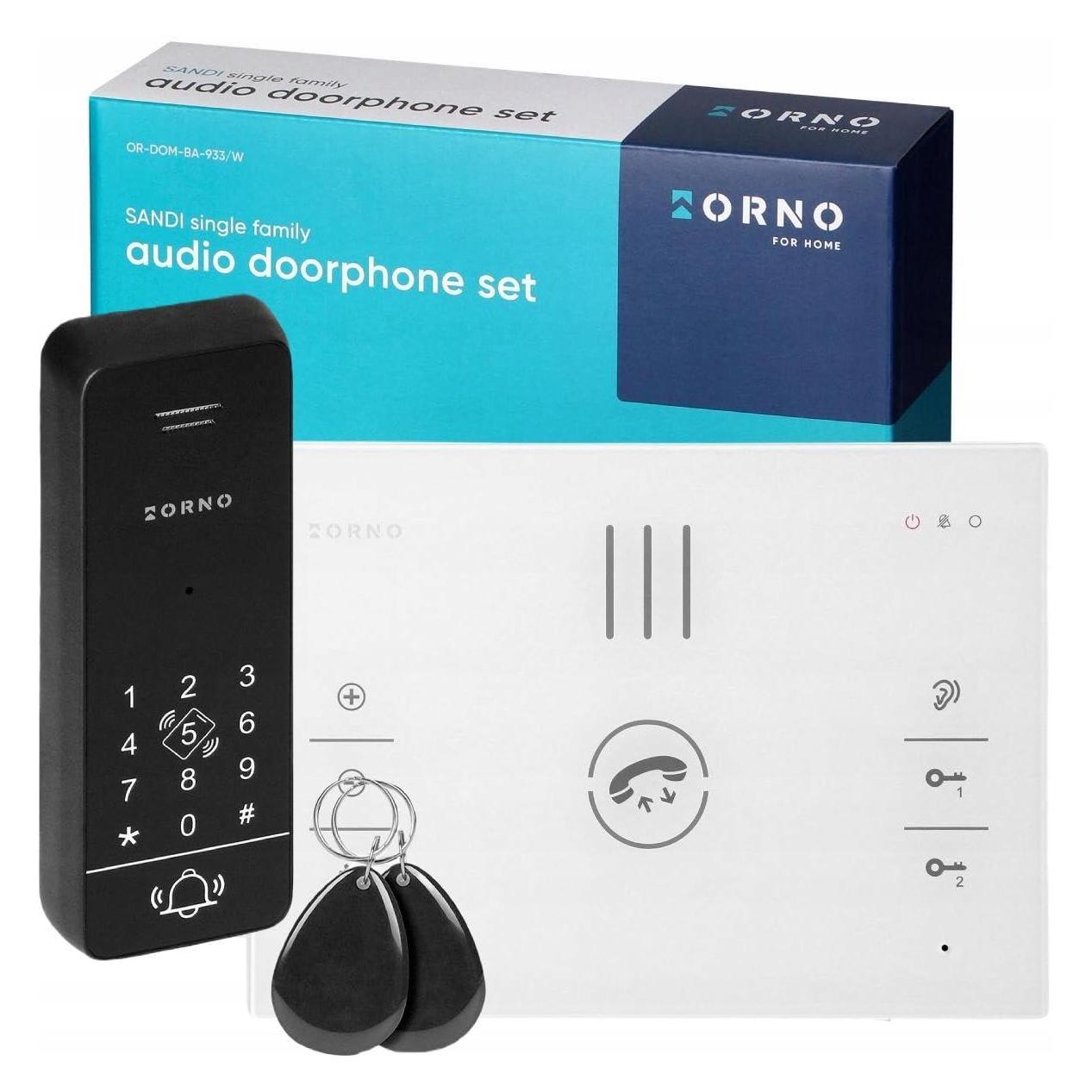 Orno Gegensprechanlage OR-DOM-BA-933/W (Kabelgebunden, RFID) (45683)