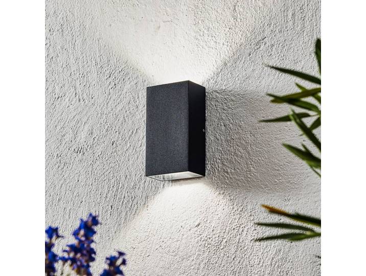 Nordlux LED Außenwandleuchte Rold, schwarz, Metall, Modern