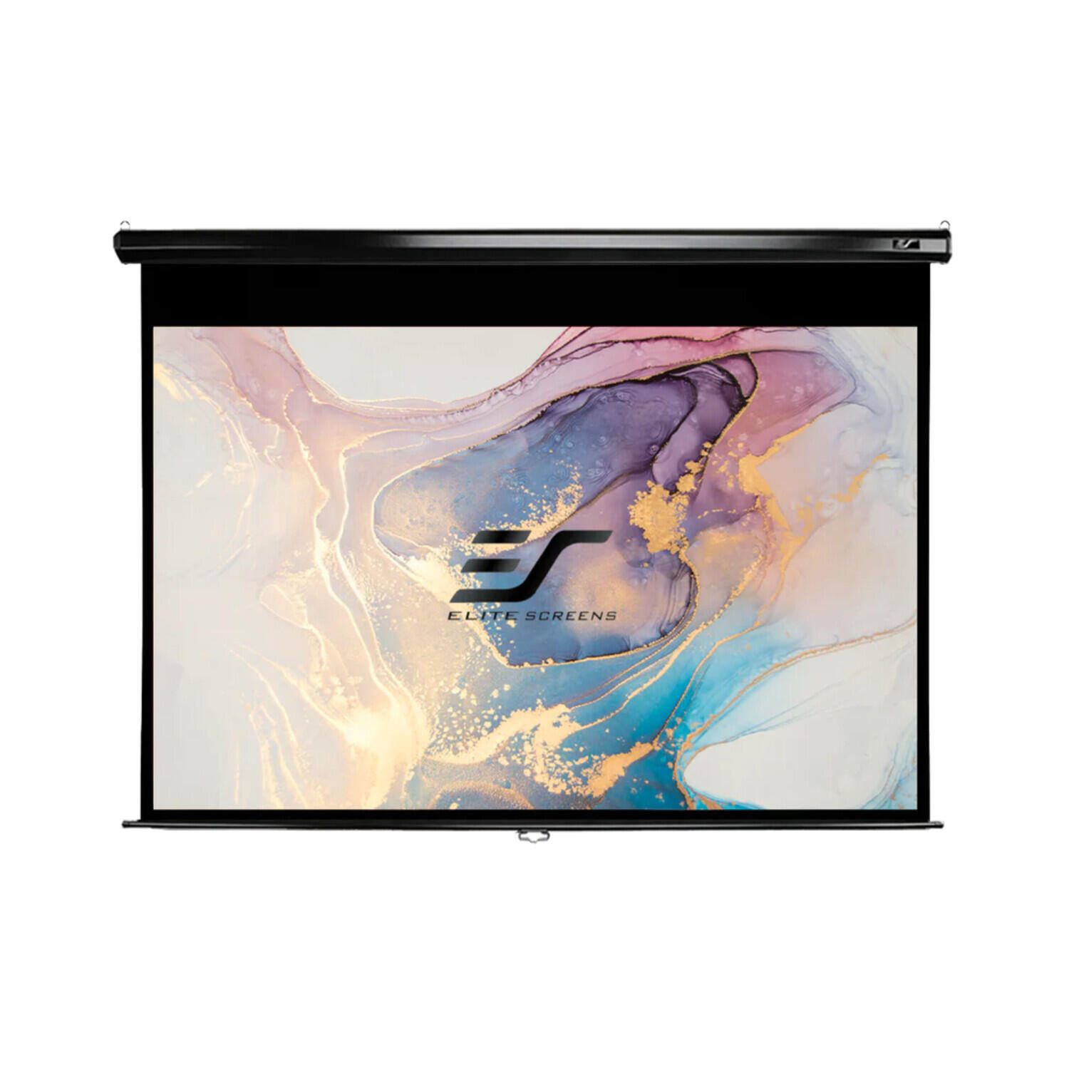 Elite Screens schwarze manuelle Leinwand 254 cm 100 Zoll M100UWH