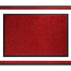 METRO PROFESSIONAL Schmutzfangmatte, Kunststoff, 150 x 90 cm, rot/schwarz