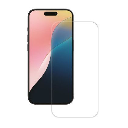 Vivanco 64217 Klare Bildschirmschutzfolie 9H für Apple iPhone 16, iPhone 15 Stoßfest, Schmutzabweisend, Kratzresistent