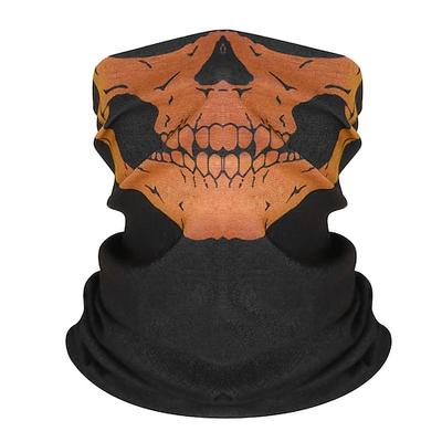Halloween-Multifunktions-Magie-Kopftuch-Reitmaske zum Warmhalten um den Busen Halloween-Requisiten Schädel-Varietäts-Gesichtstuch
