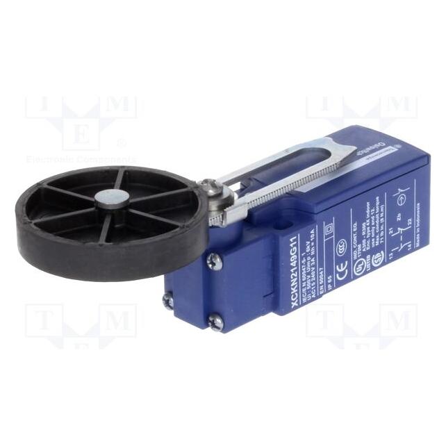 Schneider Electric Ribinis jungiklis 1R 1Z matuoklį sukamosios svirties, kurios ilgis reguliuojamas, fi50mm (XCKN2149G1 (XCKN2149G11)