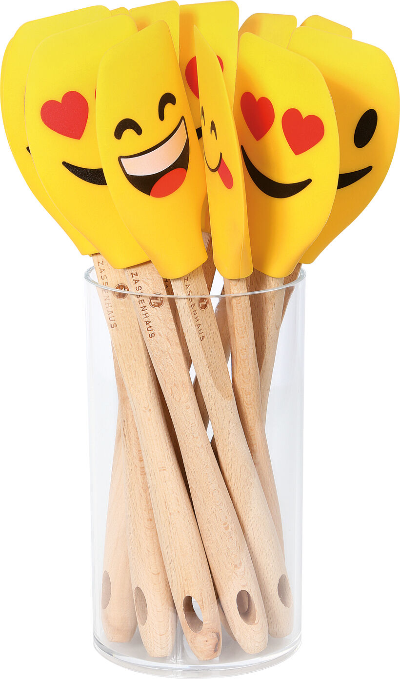 Zassenhaus Spatole faggio/silicone 30,5 cm Smiley