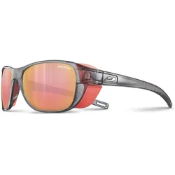 Julbo, Damen, Sportbrille, Sonnenbrille Camino M (Grau glänzend, Spectron 3 Multilayer Gold Rose), Grau