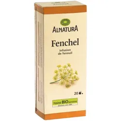 Alnatura BIO Kräutertee Fencheltee 20 Stück Tassenportion ohne Kuvert