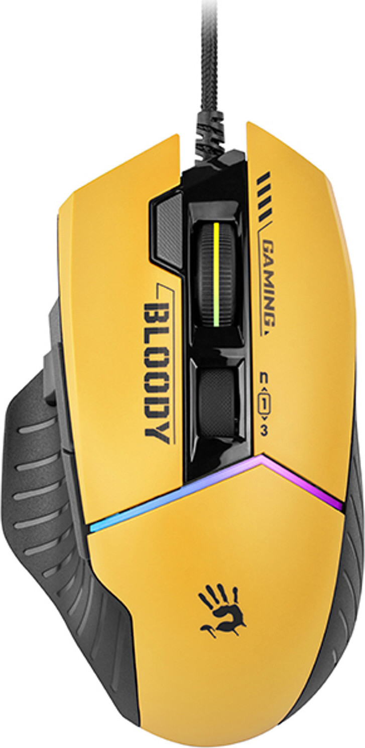 A4Tech W95Max USB Sports Muis - Lime