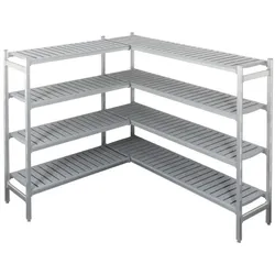 Regalsystem mit 4 Ebenen | 2130x450x1700 mm