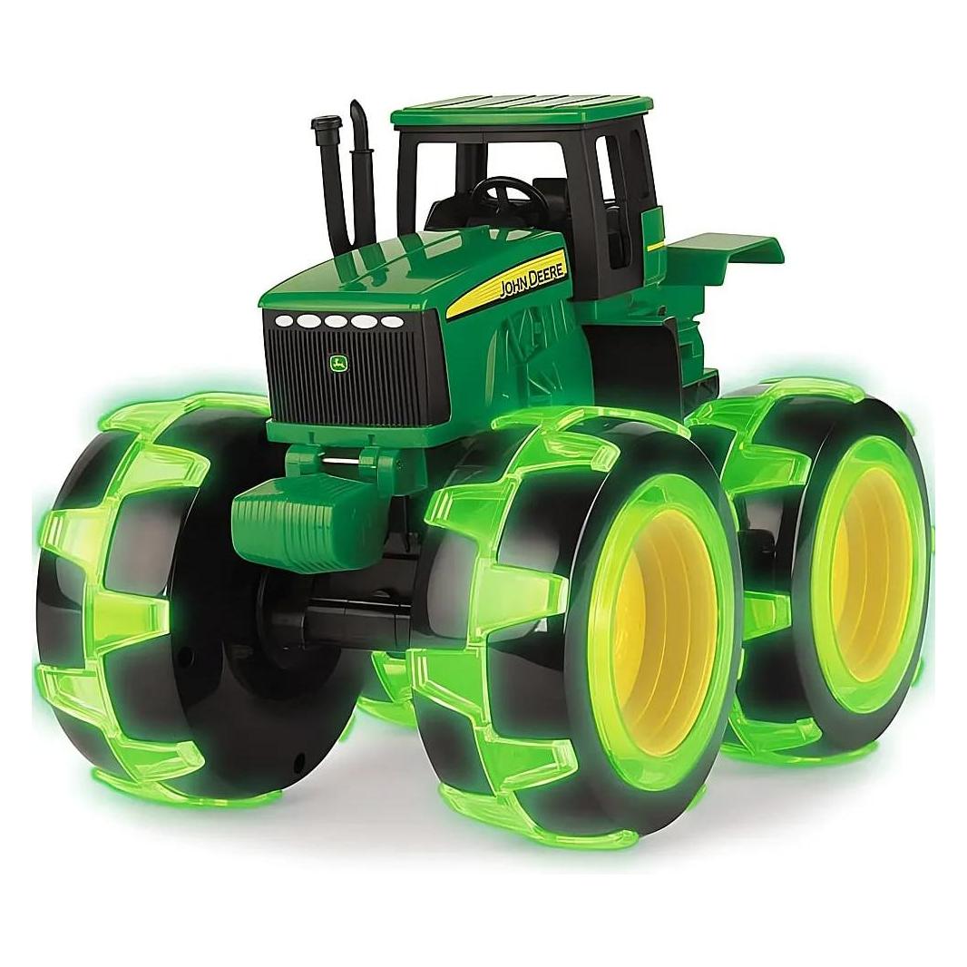 Tomy John Deere Monster Threads Light Wheels Traktor (46434B)