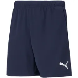 PUMA teamRISE Shorts Kinder peacoat/puma white 128