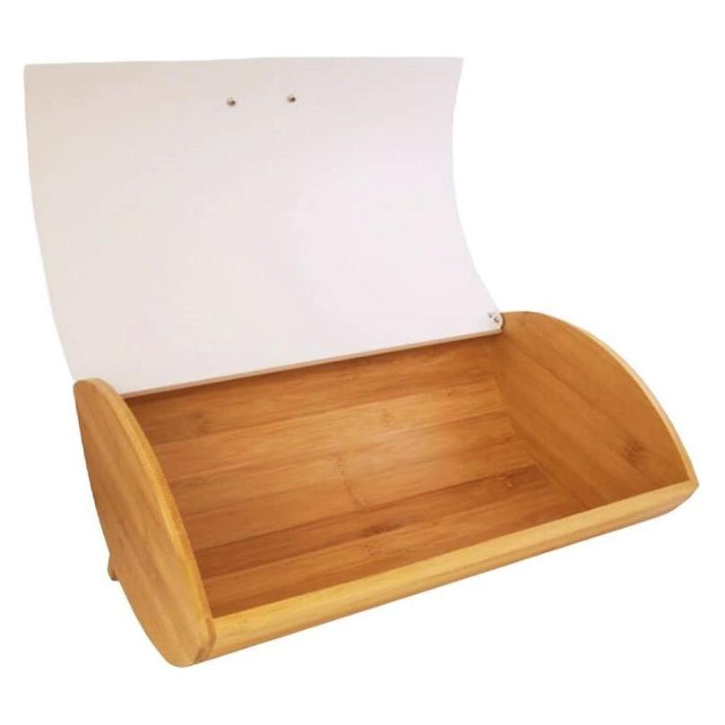 Maestro MR-1775-IVORY Brotkasten andere Elfenbein Holz Bambus Metall (MR-1775-IVORY)