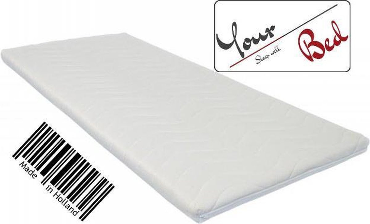 Your Bed Topdekmatras Topper van Koudschuim HR - 160 x 220 cm - 7 cm dik