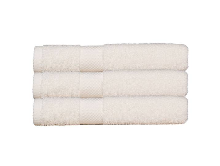 Lot de 3 maxi draps de bain 100x150 cm 500 gr/m2 100%coton
