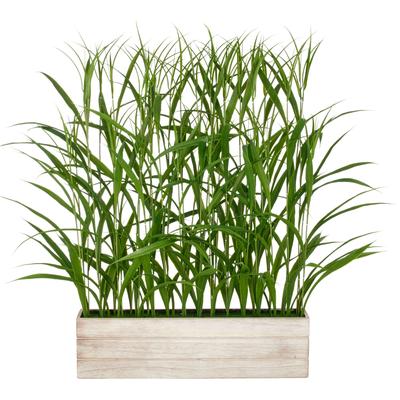Kunstgras CREATIV GREEN "Raumteiler Gras", grün, B:72cm H:120cm T:15cm, Kunststoff, Kunstpflanzen, mit filigranen Grashalmen