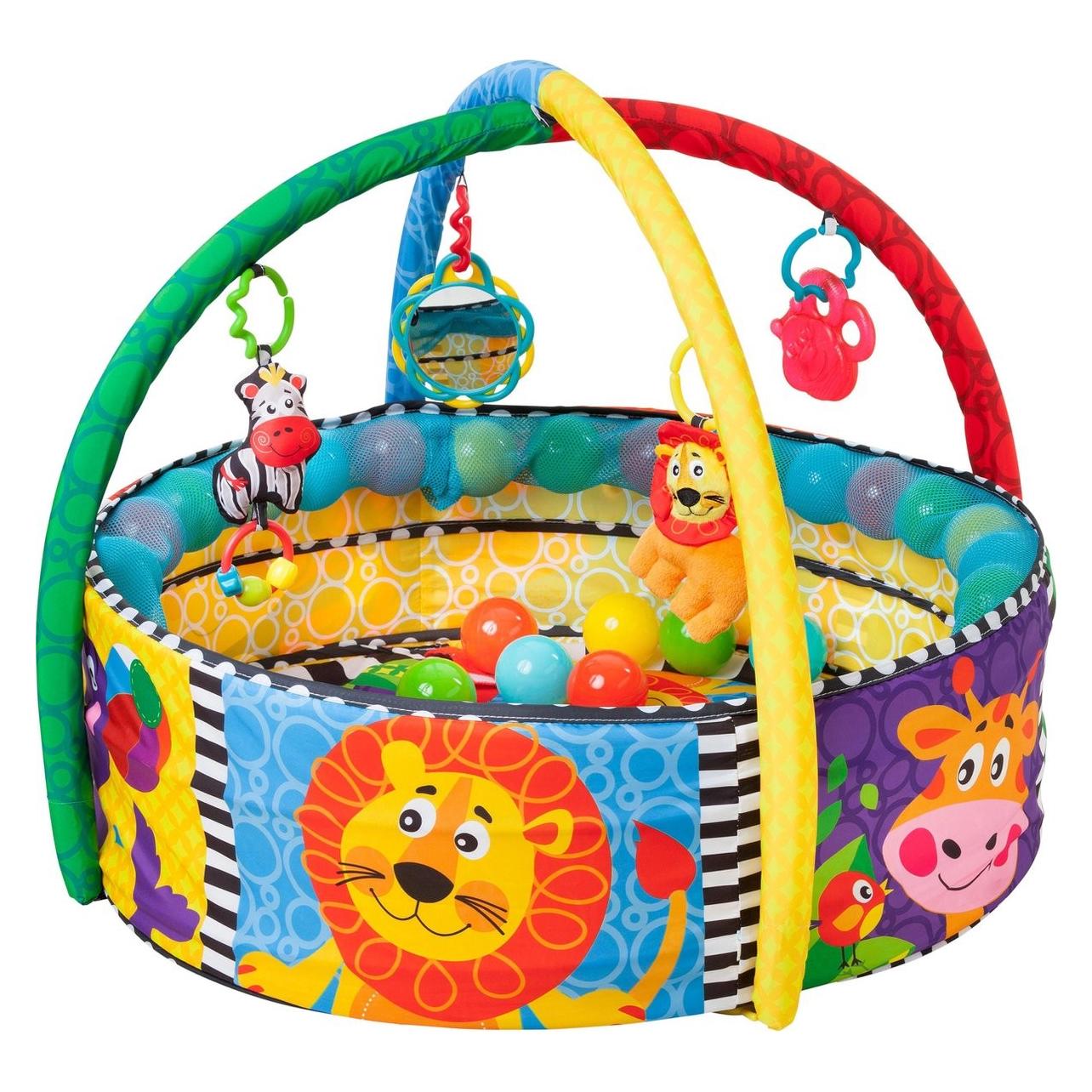 Playgro 0184007 - Playset with Balls, Safari Design (PG-337457)