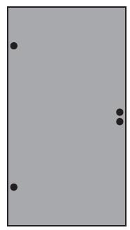 TETZNERJENT VETRO TÜR-Glasscheibe Dek.84 987 x 1800 mm, DIN Links satin 16878634