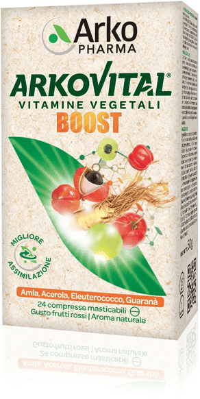 Arkovital Acerola Boost Integratore Energia 24 Compresse