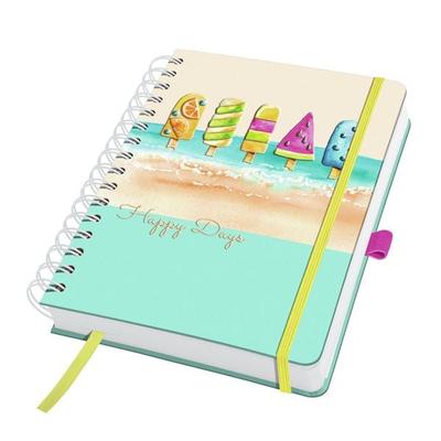 SIGEL JN655 Spiral-Notizbuch Jolie, Summer Breeze, ca. A5, dotted