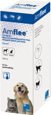 TAD Pharma GmbH AMFLEE 2,5 mg/ml Spray Lösung f.Hunde/Katzen 100 ml 10989466