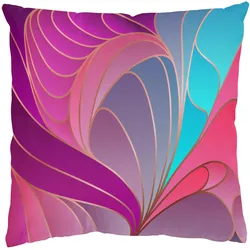 KISSENBEZUG Farbenfrohes Art Deco II 50/50 cm