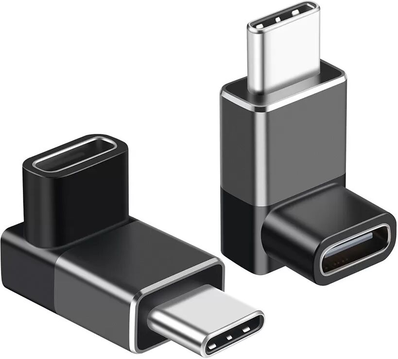 INF Type-C auf USB4 Winkeladapter (Stecker auf Buchse) - 240W Laden & 40Gbps Daten