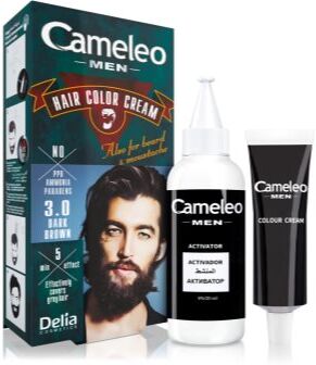 Delia Cosmetics Cameleo Men coloração de cabelo tom 3.0 Dark Brown 30 ml. Cameleo Men
