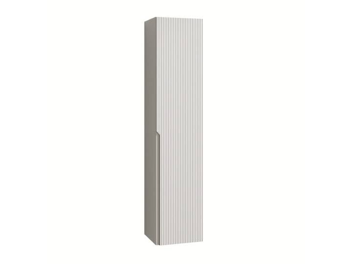 Colonne de salle de bain en MDF blanc mat
