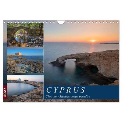 Cyprus, the sunny Mediterranean paradise (Wall Calendar 2027 DIN A4 landscape), CALVENDO 12 Month Wall Calendar
