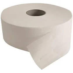 Hygostar, Toilettenpapier, Toilettenpapier Grossrolle RC 2-lagig 19,5x9,6cm natur VE=6 Stück (6 Stk.)