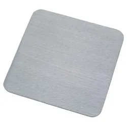 Teller Alu silber 14x14 cm