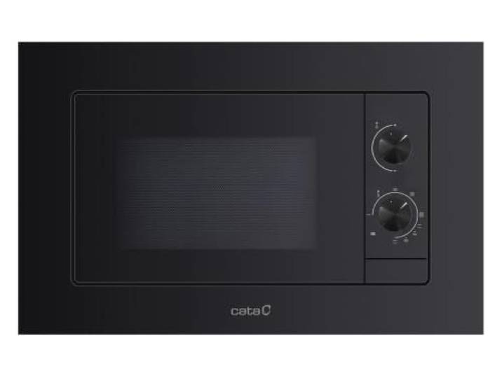 CATA MC 20 M BK Einbau-Mikrowelle, 20 Liter, 700 W Quarzgrill 800 W, 5 Leistungsstufen, 1 Grillstufe, 3 Kombifunktionen