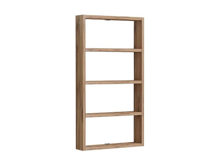 Wandregal WOODY FASHION Quatro , braun (kiefer), B:43,2cm H:80cm T:9cm, Regale, Wandregal