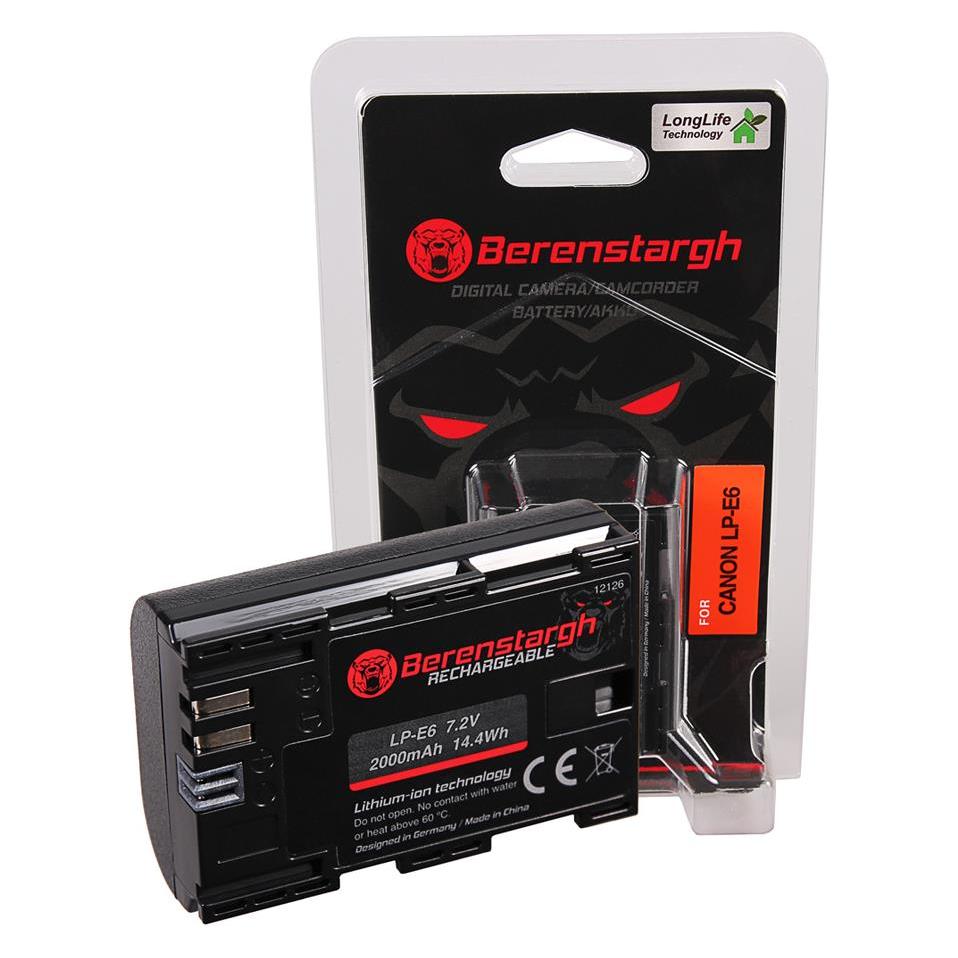 Berenstargh Canon LP-E6 (Kamera Akku) (12126 2000mAh)