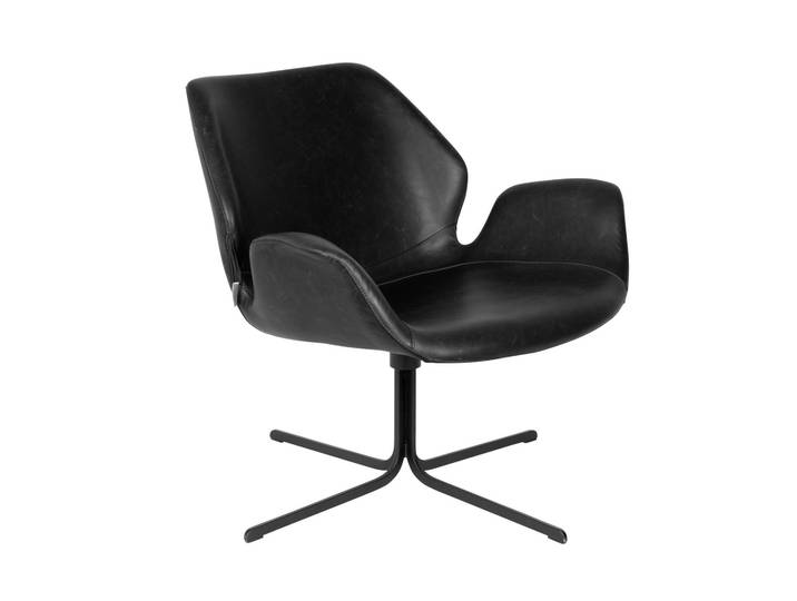 Lounge Armchair Zuiver Nikki Black, New