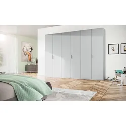 rauch BLACK Kleiderschrank Scale 302 x 223 cm Dekor Seidengrau
