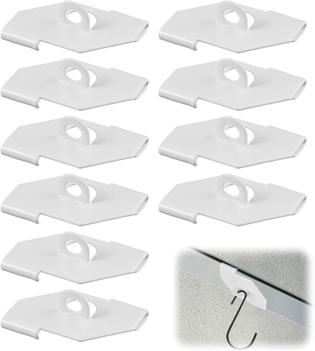 10 stuks plafondclips met oog voor Odenwald plafondrails