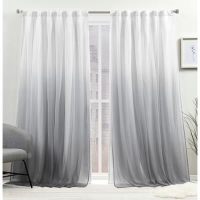 ATI Home Crescendo Lined Blackout Hidden Tab Curtain Panel Pair