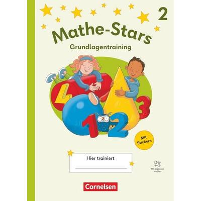 Mathe-Stars - Grundlagentraining Ausgabe ab 2025 - 2. Schuljahr, Taschenbuch von Petra Ihn-Huber,Christine Kullen,Stefan Kobr,Beatrix Pütz, Cornelsen