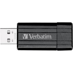 Verbatim Pin Stripe USB-Stick 32 GB Schwarz 49064 USB-A (USB 2.0)