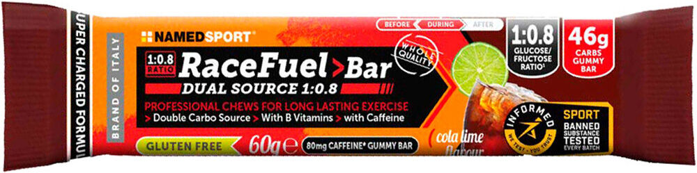 Named caja barra named race fuel cola lime 20x60g barritas energéticas  (UNICA)