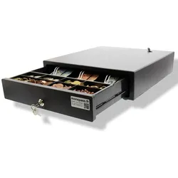 Monepass CD145e - 3B/8C - Low-Duty-Kassenschublade mit automatischer (über RJ-Druckeranschluss) oder manueller Öffnung über (Schlüssel)