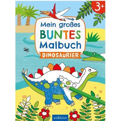 Mein großes buntes Malbuch – Dinosaurier, Taschenbuch von , arsedition, 978-3-8458-5801-2