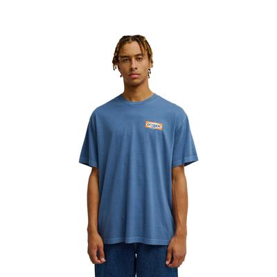 T-Shirt DC SHOES "DC Tow Job", Herren, Gr. L, ensign blau, Obermaterial: 75% Baumwolle, 25% Baumwolle., Shirts T-Shirt