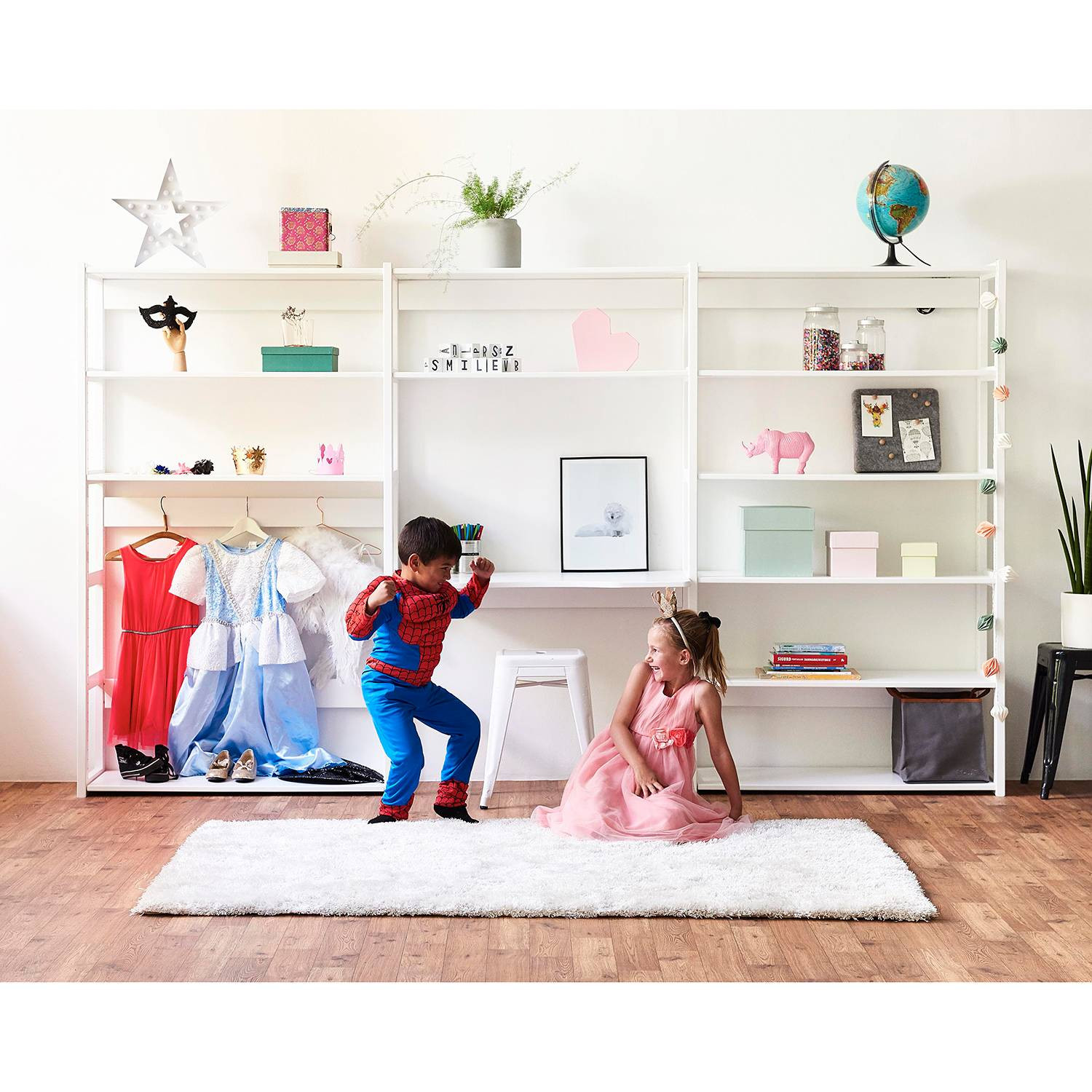 home24 Open kast III wit 312 cm
